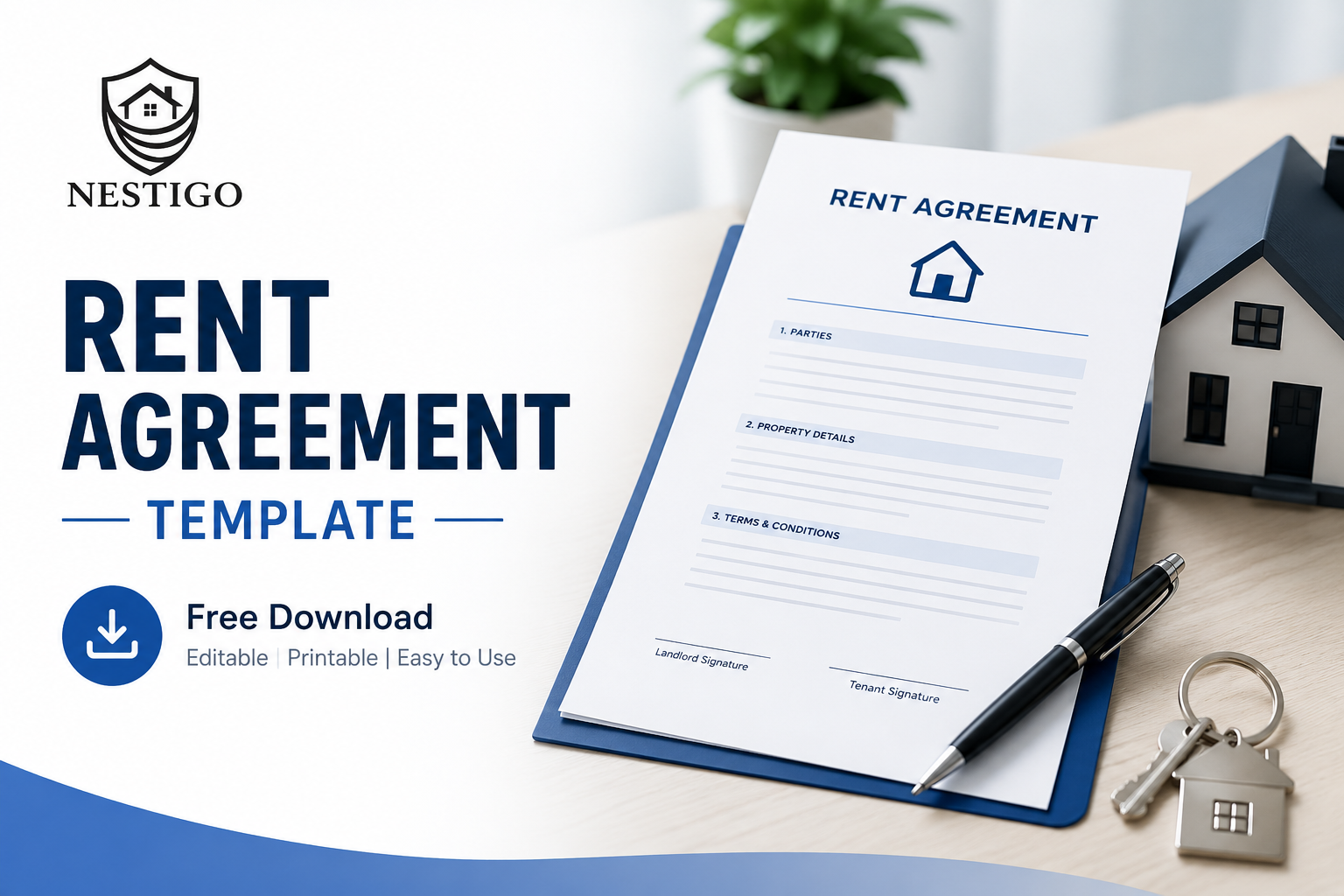 Free Lease Agreement Template by Nestigo real estate